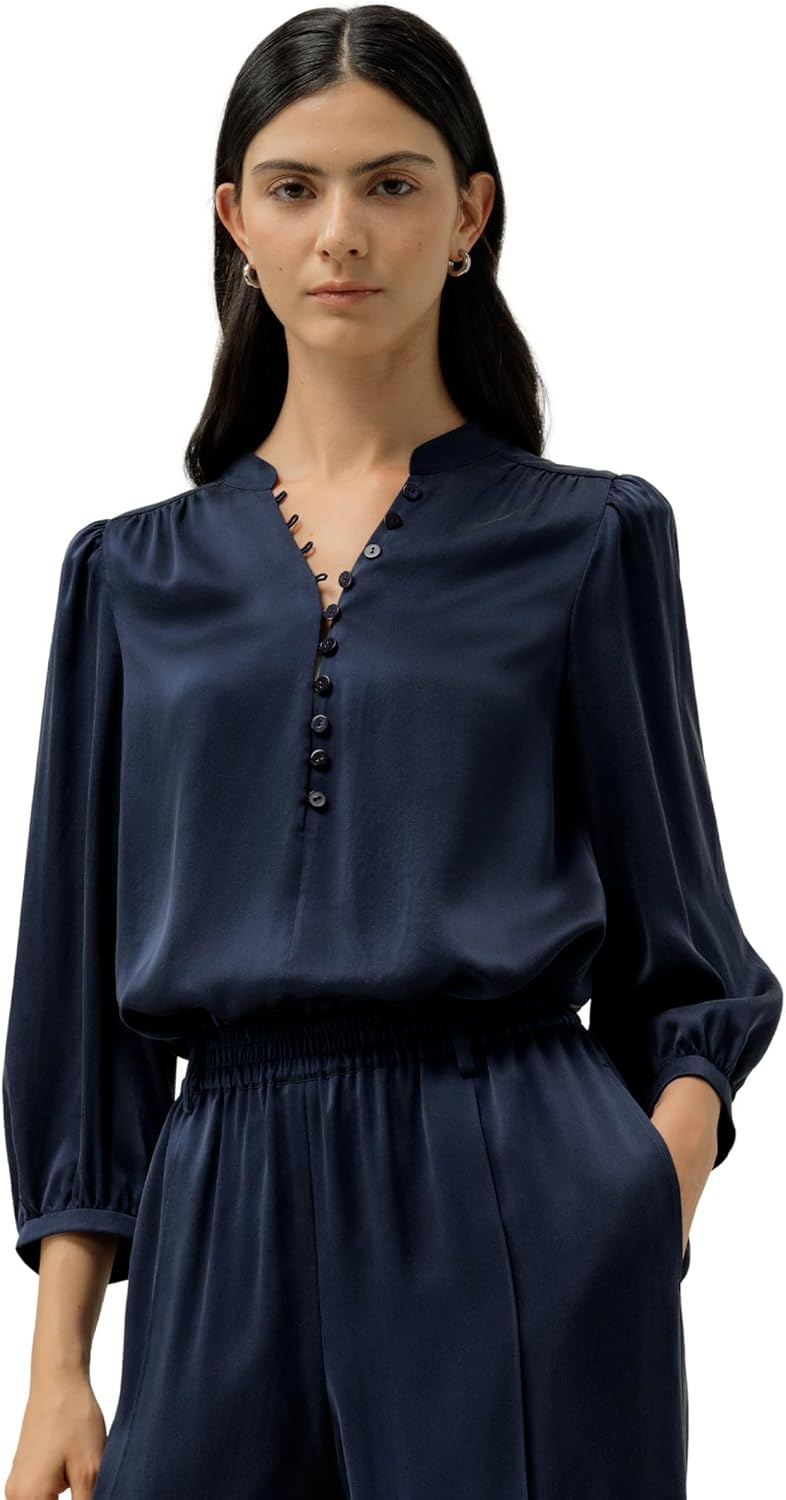 theory luxe 麻レーヨンブラウス Marvine Amia Blouse | Theory luxe